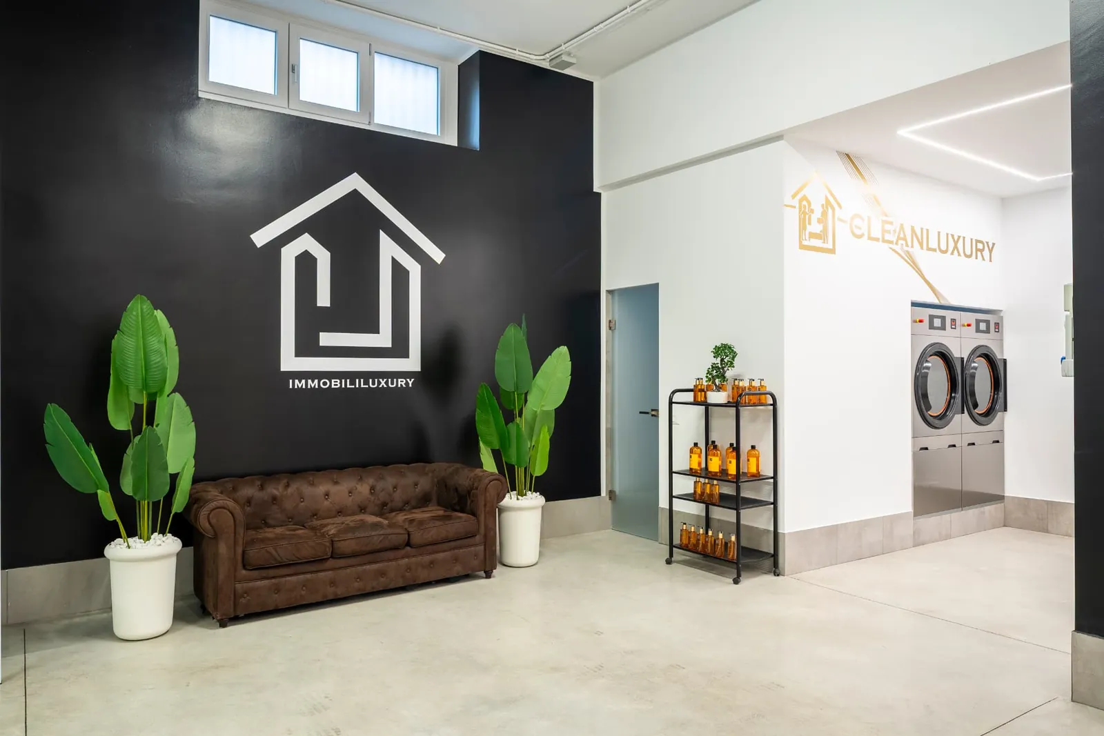 Interno della sede di Clean Luxury Group a Firenze